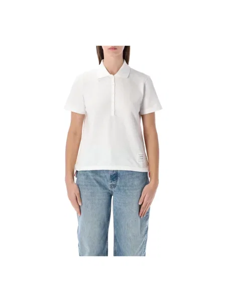 Polo Thom Browne klasyczne białe