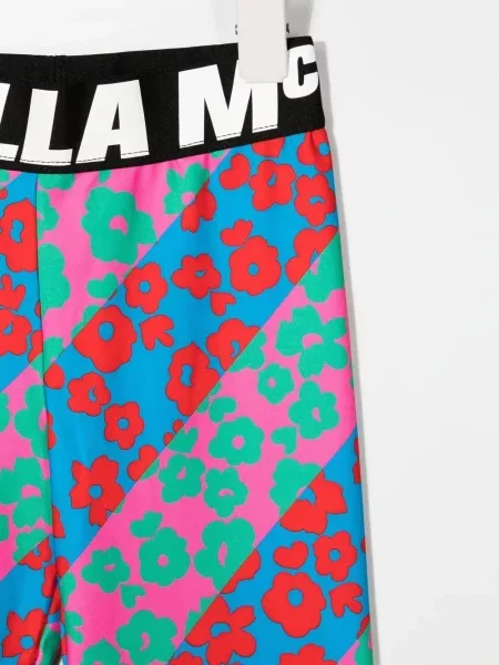 Legginsy dziecięce Stella Mccartney różowe