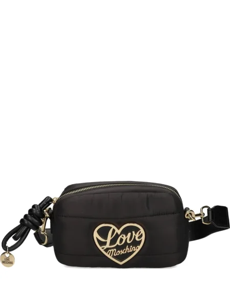 Боди Love Moschino със сърца черно