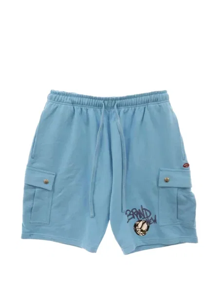 Szorty cargo dziecięce Chrome Hearts niebieskie