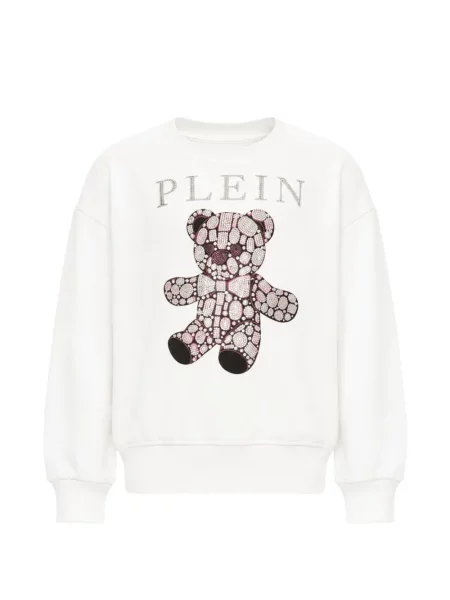 Sweter dziecięcy Philipp Plein biały