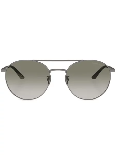 Ochelari de soare Giorgio Armani cu autograf gri