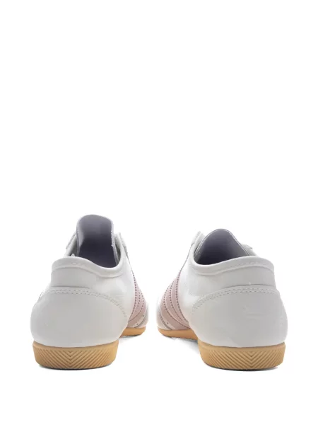 Sneakerși Adidas cu dungi cu perforații alb