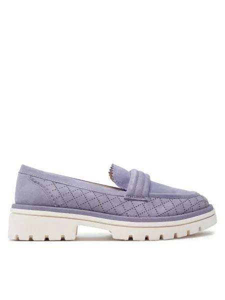 Pantofi loafer Caprice violet