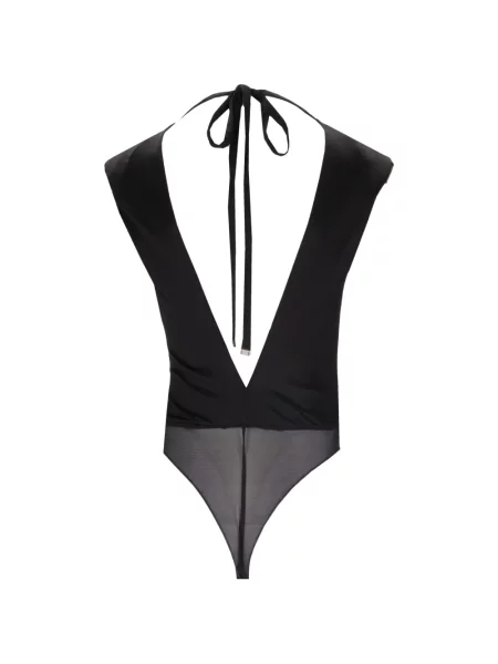 Body Elisabetta Franchi drapat negru
