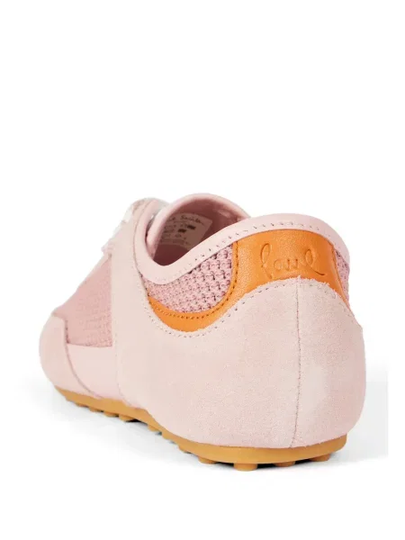 Sneakerși Paul Smith din piele de căprioară roz