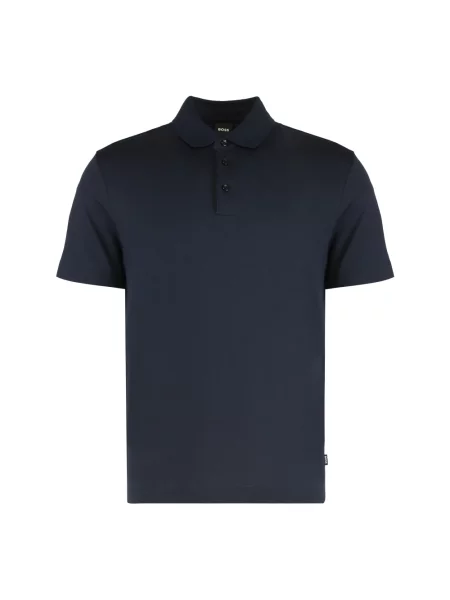 Koszulka polo Boss niebieska