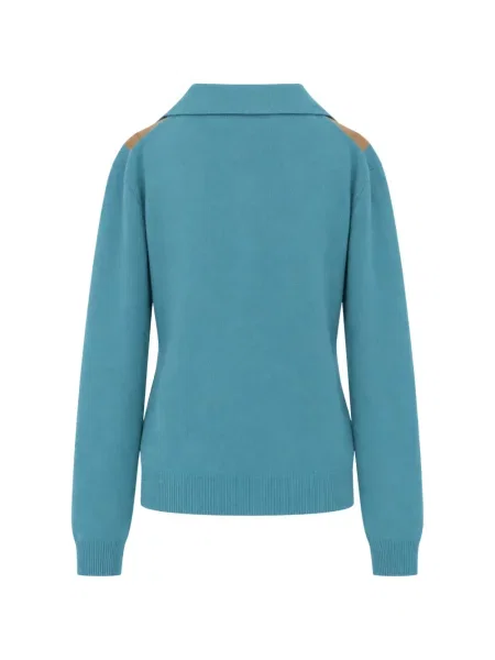 Pulover Jucca cu model argyle albastru