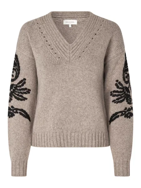 Dea Kudibal Pulover Pippadea bej amestecat negru