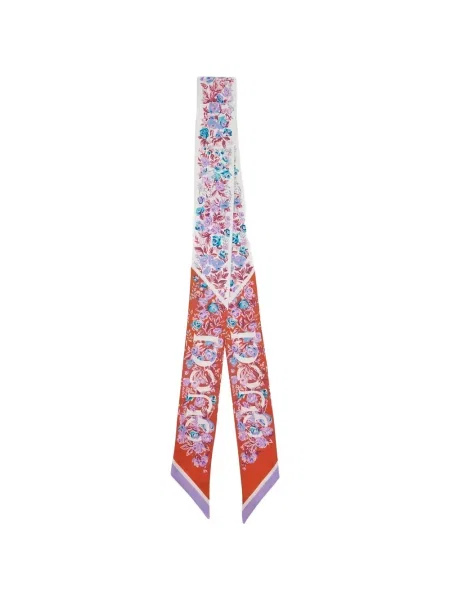 Svileni šal Gucci s cvjetnim printom narančasta