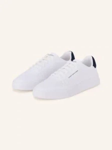 Tommy Hilfiger Tenisky / tmavě modrá bílá