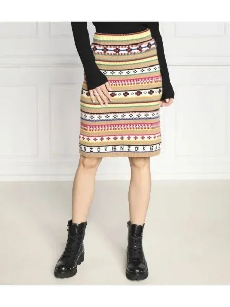 Kenzo de lână fustă
