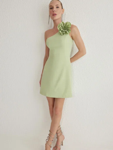 Trendyol Rochie de cocktail pastel verde