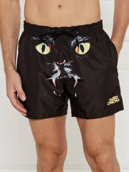 Sport rövidnadrág Hugo Bodywear fekete