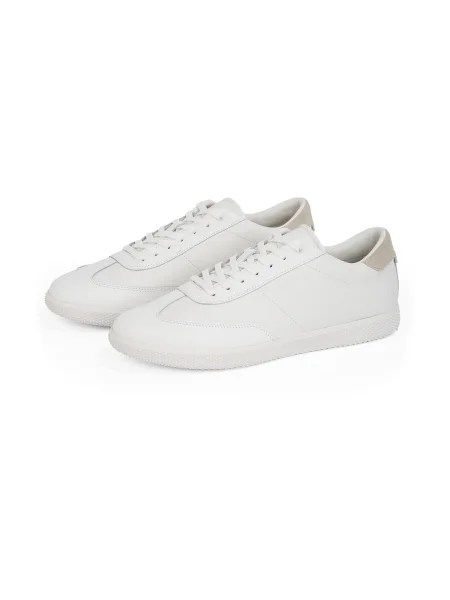 Calvin Klein Sneakers Low Top Lace Up Tmbl Lth alb