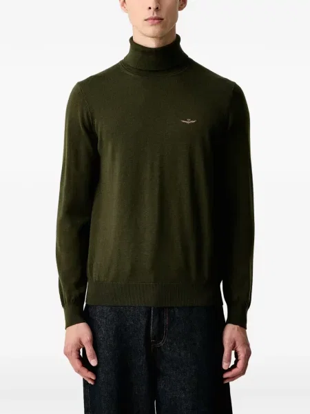 Pulover Aeronautica Militare cu autograf verde