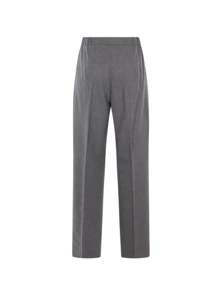 Pantaloni Max Mara cu cordon gri
