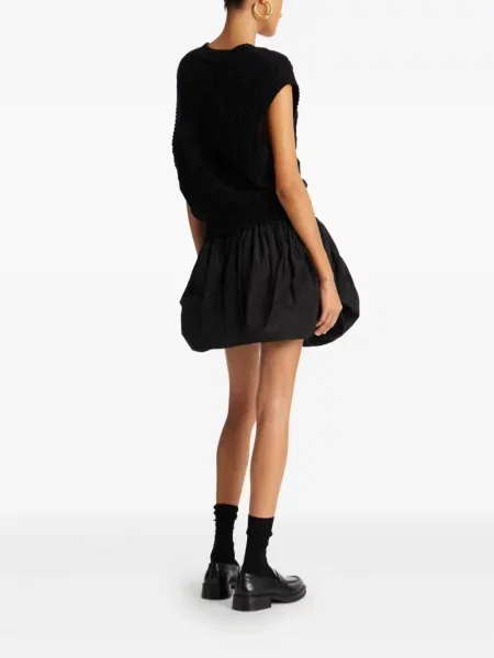 Fusta mini Rotate Birger Christensen negru