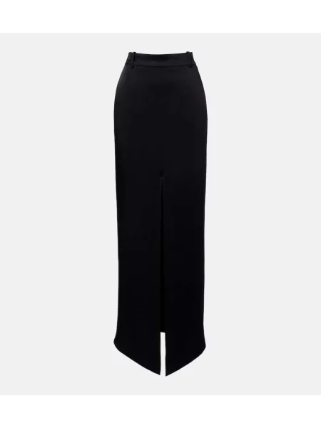 Fusta maxi Tom Ford cu talie înaltă negru