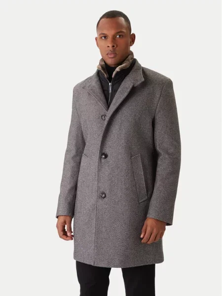 Тренч Bugatti серый