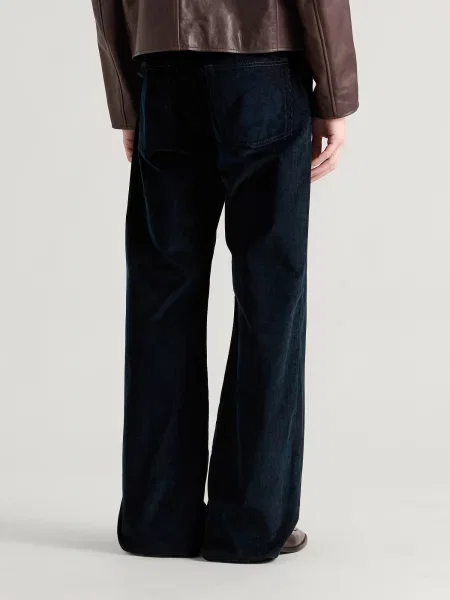 Spodnie Acne Studios granatowe