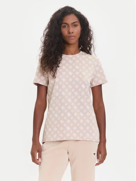 Тениска Guess бежово