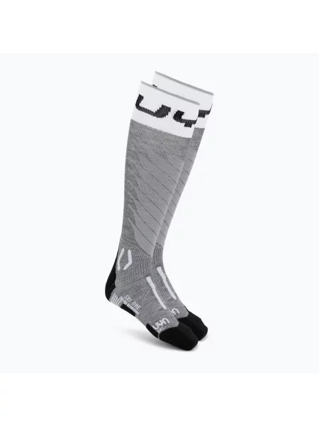 Șosete de schi pentru femei Uyn Ski One Merino Socks grey melange/white alb