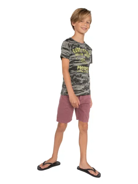 Spodenki dziecięce PROTEST LOWELL JR short czerwone