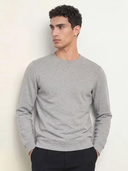 Sunspel Bluza grau szara
