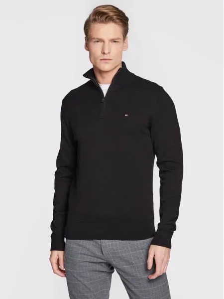 Tommy Hilfiger Sweter Pima czarny