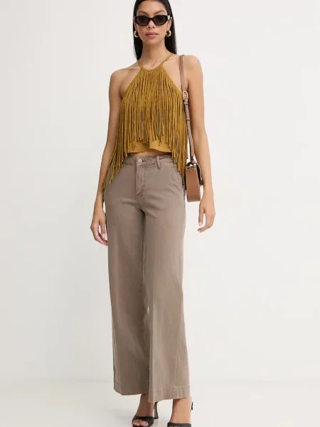 Pinko блузка halter з віскозою