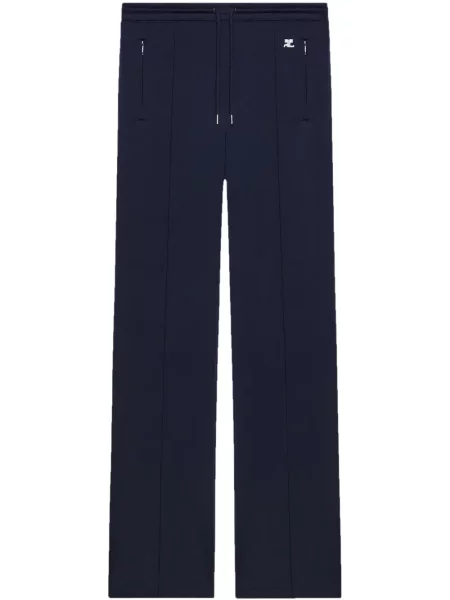 Pantaloni Courreges albastru