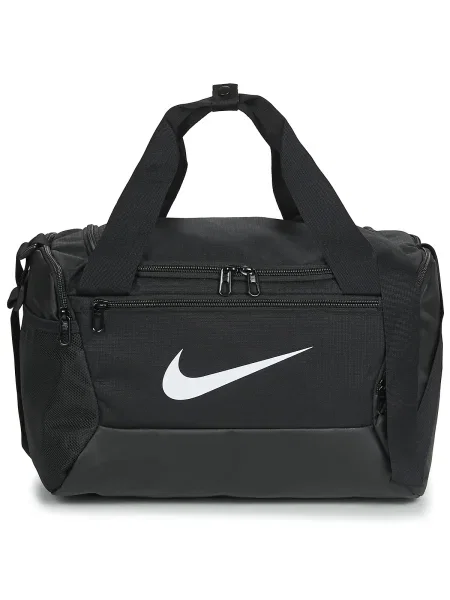 Tréningová taška Nike Brasilia Duffle 25 l black/black/white biela