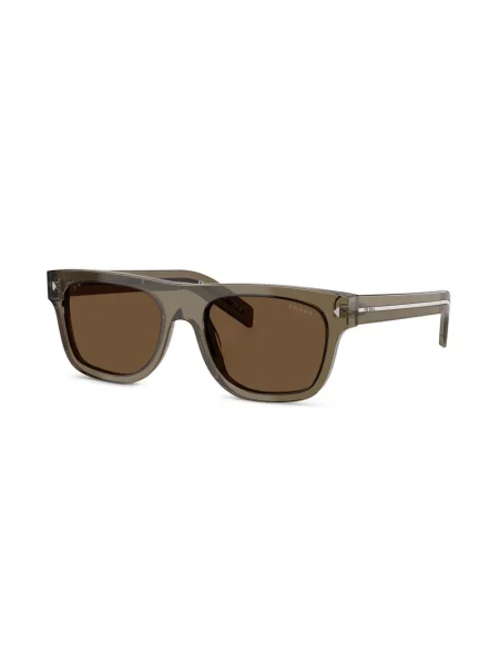 Ochelari de soare Prada Eyewear cu autograf maro