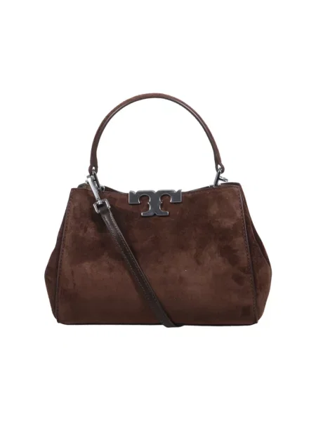 Torebka Tory Burch zamszowa brązowa