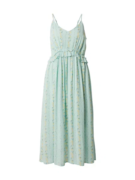 YAS Rochie de vară YASBELLA opal verde închis galben