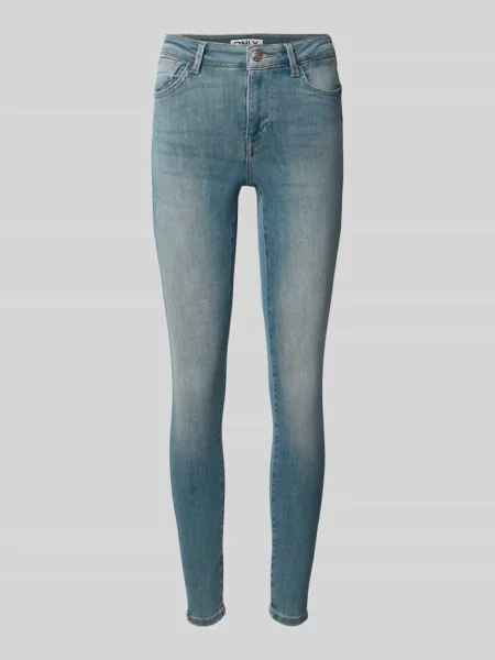 Jeansy o kroju skinny fit z mieszanki bawełny model POWER' Only