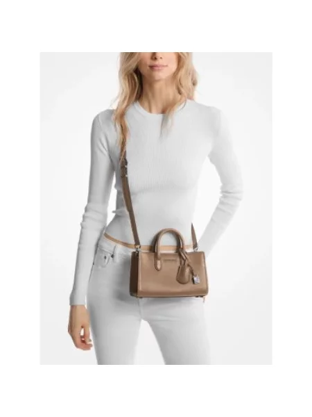 Torebka Michael Kors skórzana brązowa