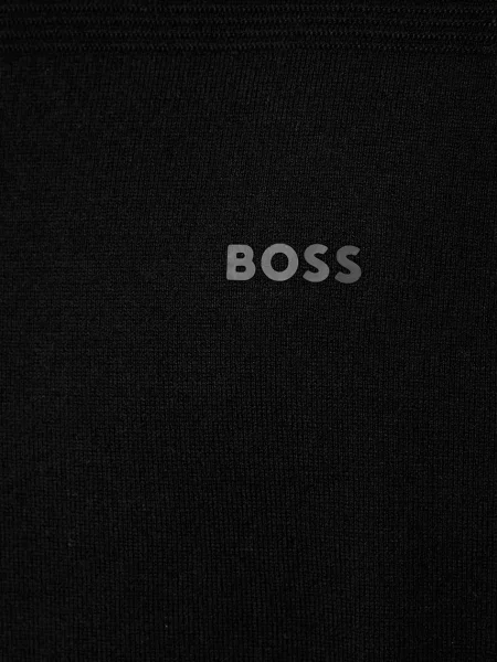 Шерстяной свитер Boss Green зеленый