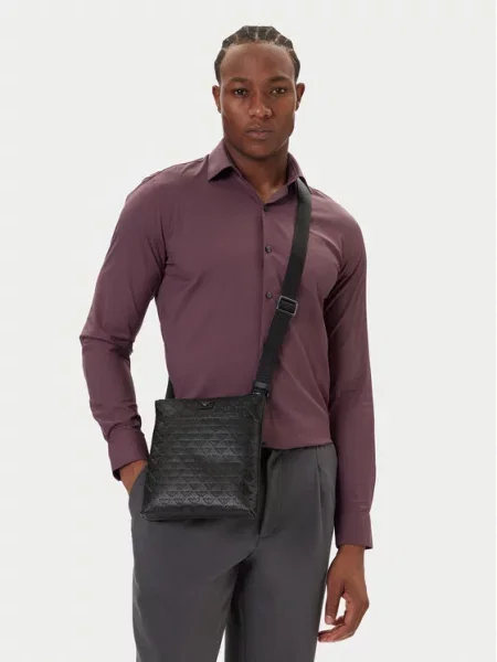 Emporio Armani Torbica za okrog pasu črna