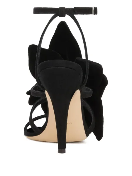 Sandale Giuseppe Zanotti cu model floral negru