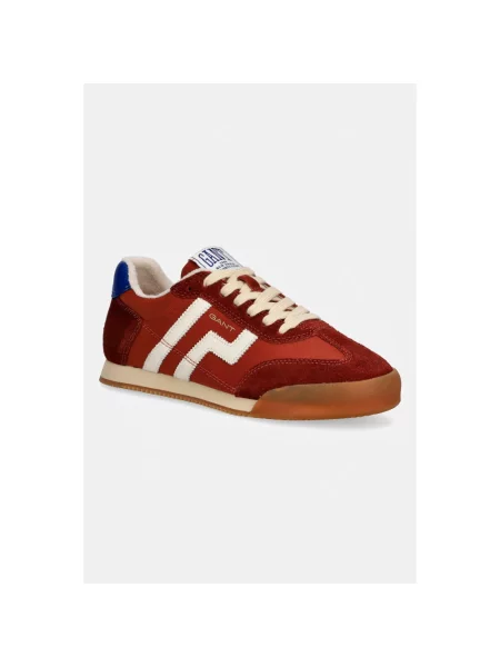 Sneakersy Gant brązowe