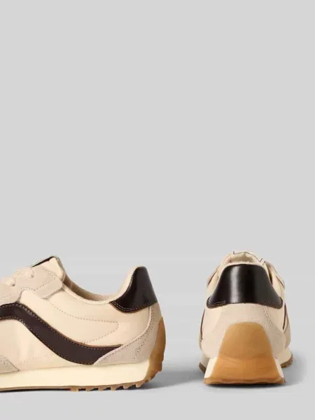 Sneakersy z mieszanki skóry z detalem z logo model Beja' Gant beżowe