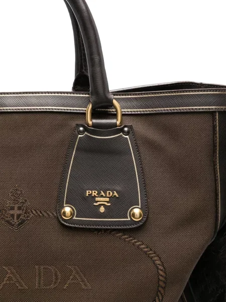 Kabelka Prada Pre-owned hnědá