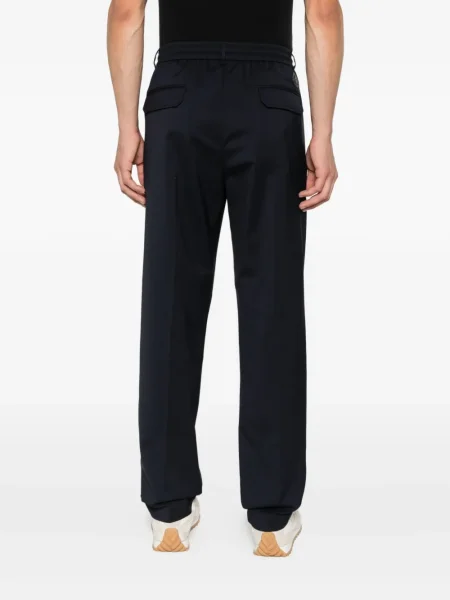 Pantaloni Moncler de lână albastru