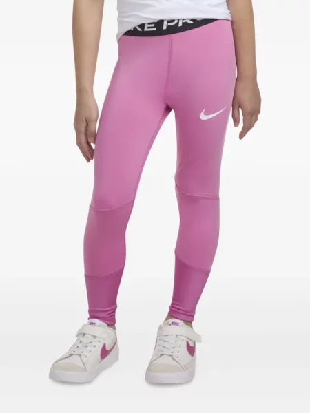 Legginsy dziecięce Nike różowe