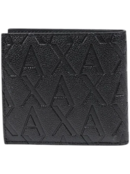 Portofel Mare pentru Bărbați Armani Exchange negru