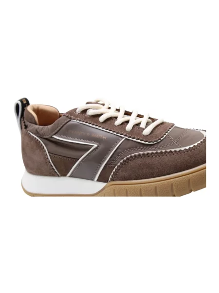 Sneakersy Alexander Smith brązowe