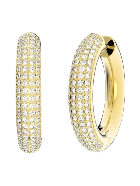 Kolczyki Swarovski żółte