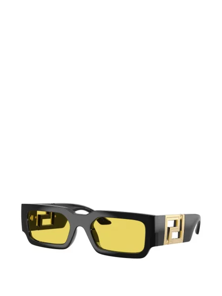 Правоъгълни слънчеви очила Versace Eyewear черно